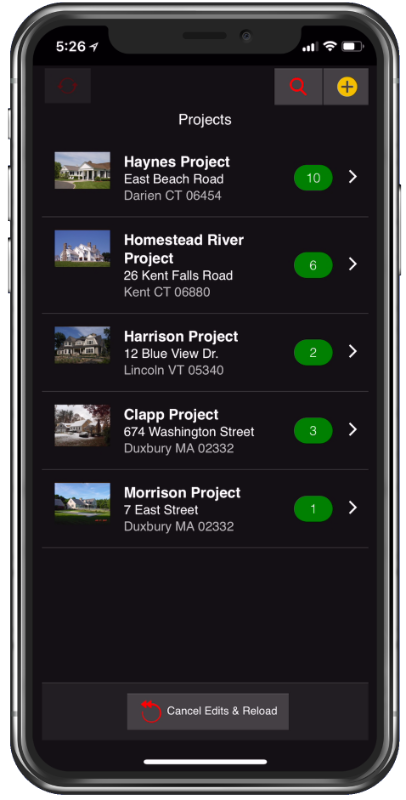 iPhone X with status bar properties and padding set
